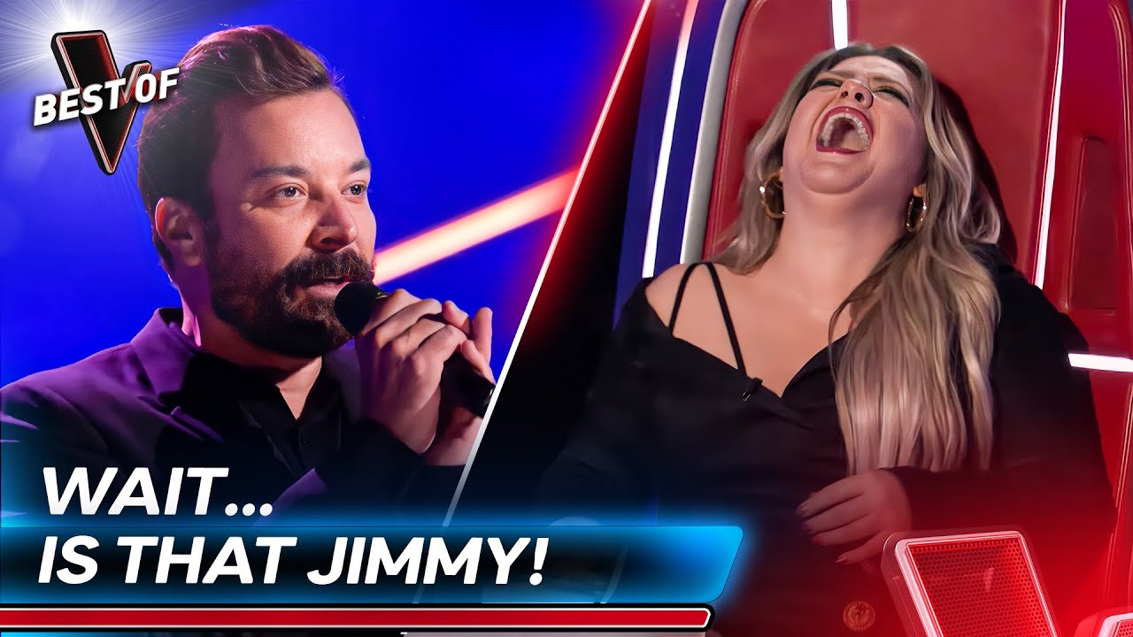 Jimmy Fallon Proves He Can Sing While PRANKING The Voice!