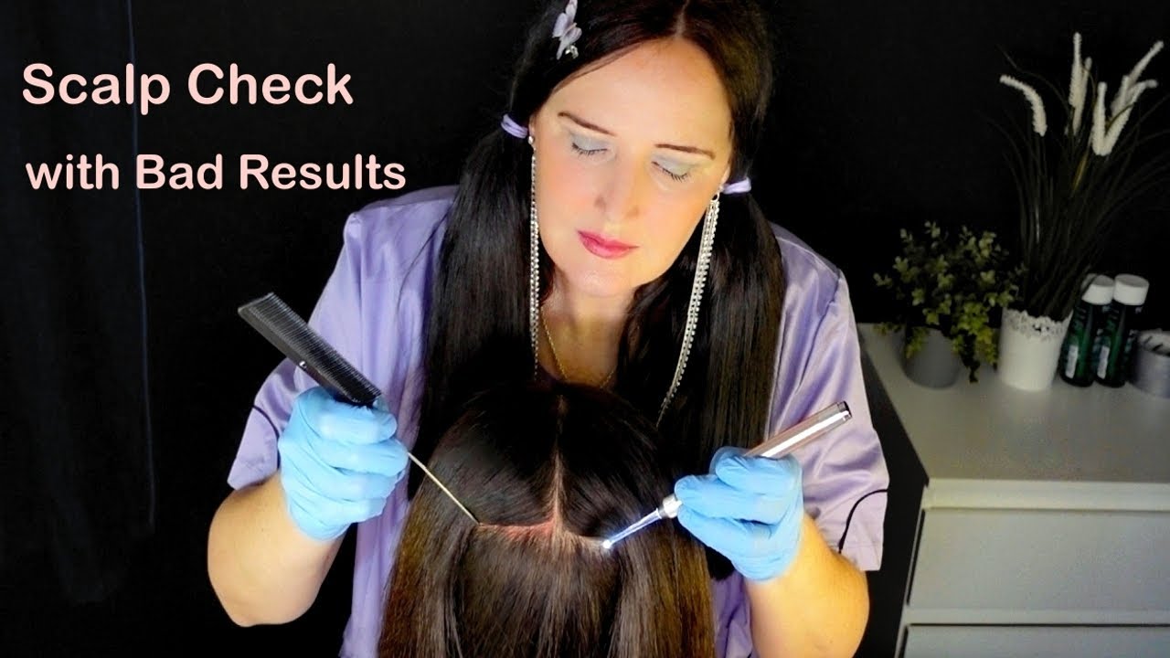 ASMR Doctor Scalp Check & Dandruff Removal (Whispered)
