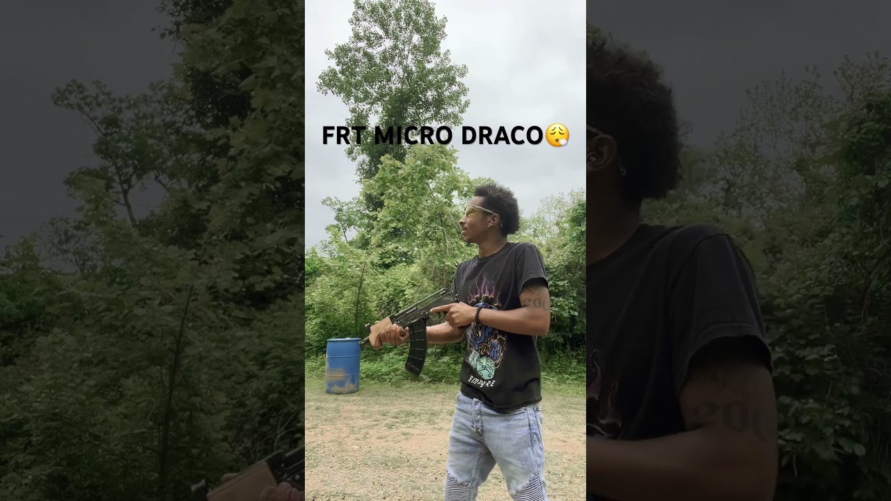 Frt Micro Draco #stitch frt #microdraco #guns #guntuber #helpmemakethismakesense #airsoft #funny