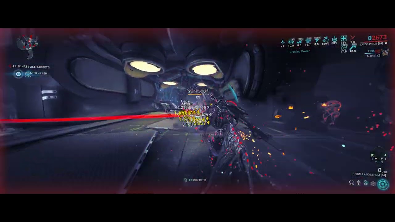 Warframe Angstrum kill 30 enemies with 4 or more active status effects