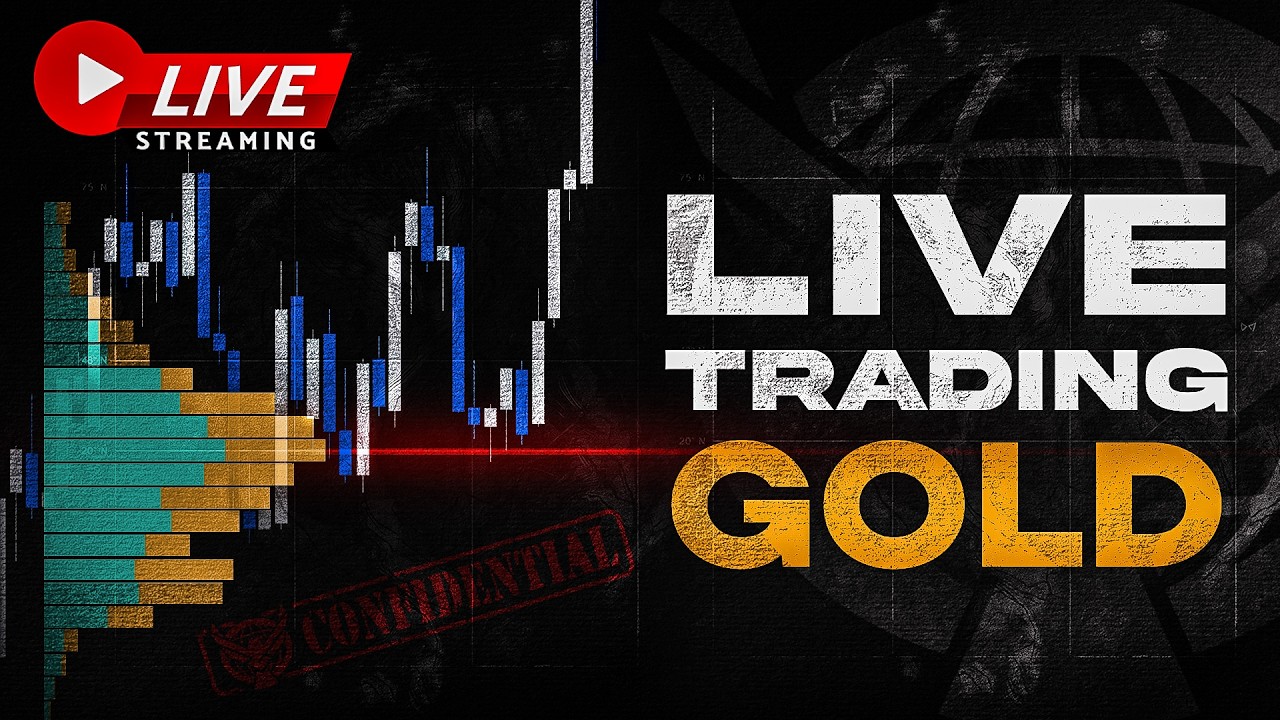 🔴  LIVE DAY TRADING | GOLD | NASDAQ | VOLUME PROFILE | ORDERFLOW | ASIA SESSION |
