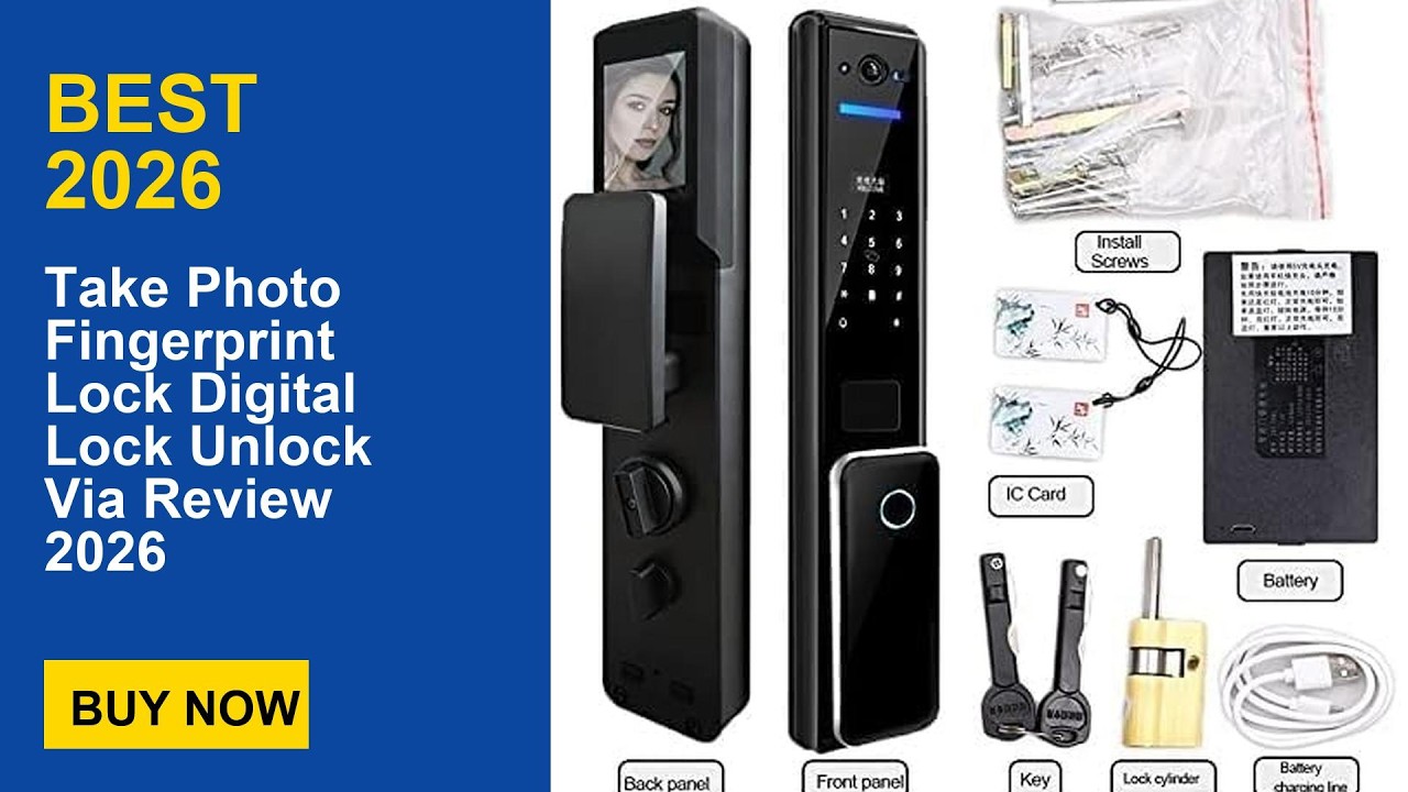 Take Photo Fingerprint Lock Digital Lock Unlock Via Review 2026
