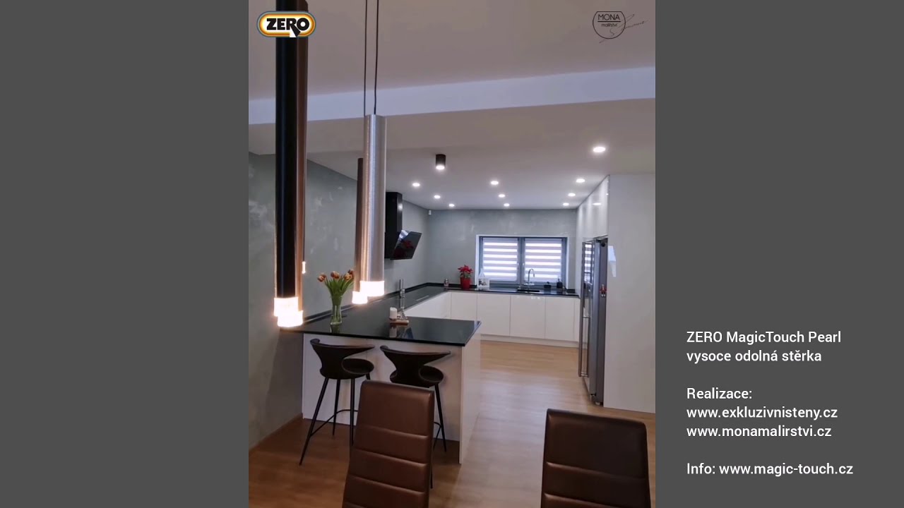 ZERO MagicTouch / Pearl / vysoce odoln&aacute; dekoračn&iacute; stěrka / #zerobarvy #monamalirstvi #zeromagictouch