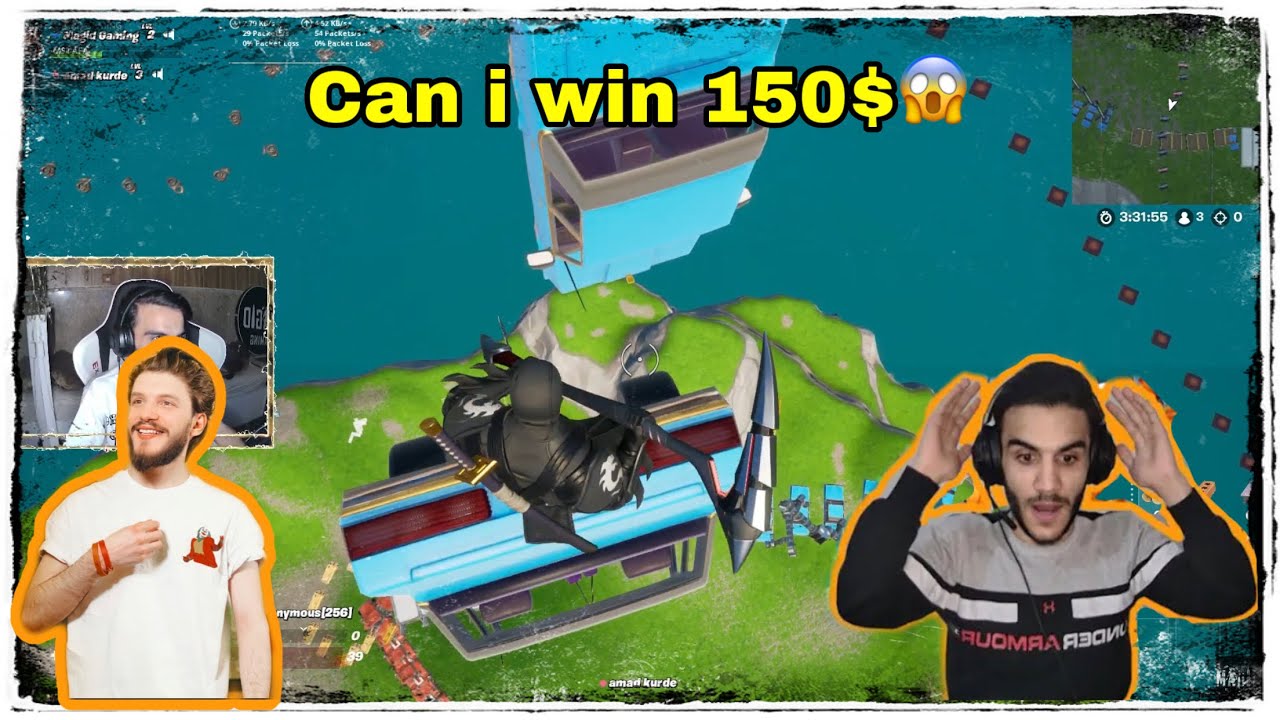 WE PLAYED CHALLANGE WITH @omko99 😱لعبنا تحدي هل فزت؟ | FORTNITE