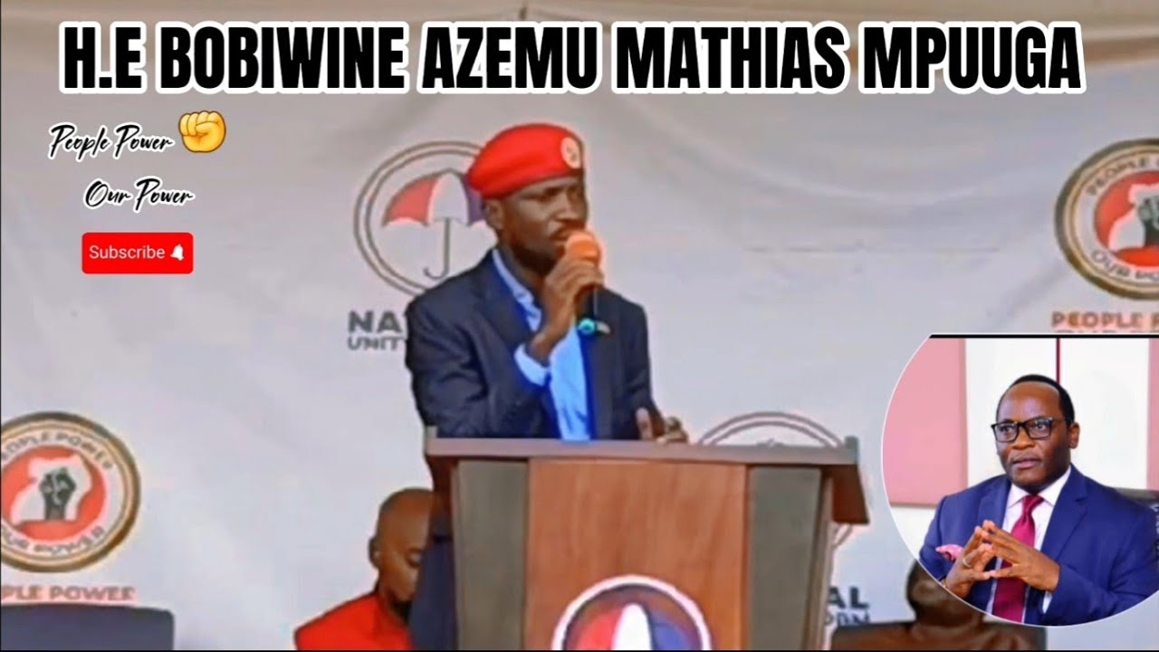 H.E BobiWine Replied Mathias Mpuuga( PRESIDENT AZEMU MATHIAS MPUUGA) #NUPUnited