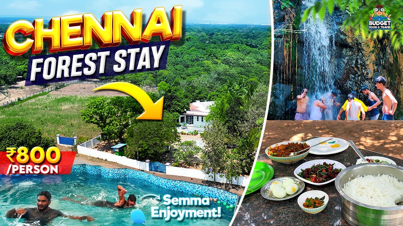 சென்னை அருகில் BEST AND BUDGET FRIENDLY FARM STAY | satin farm stay near chennai | tada falls near
