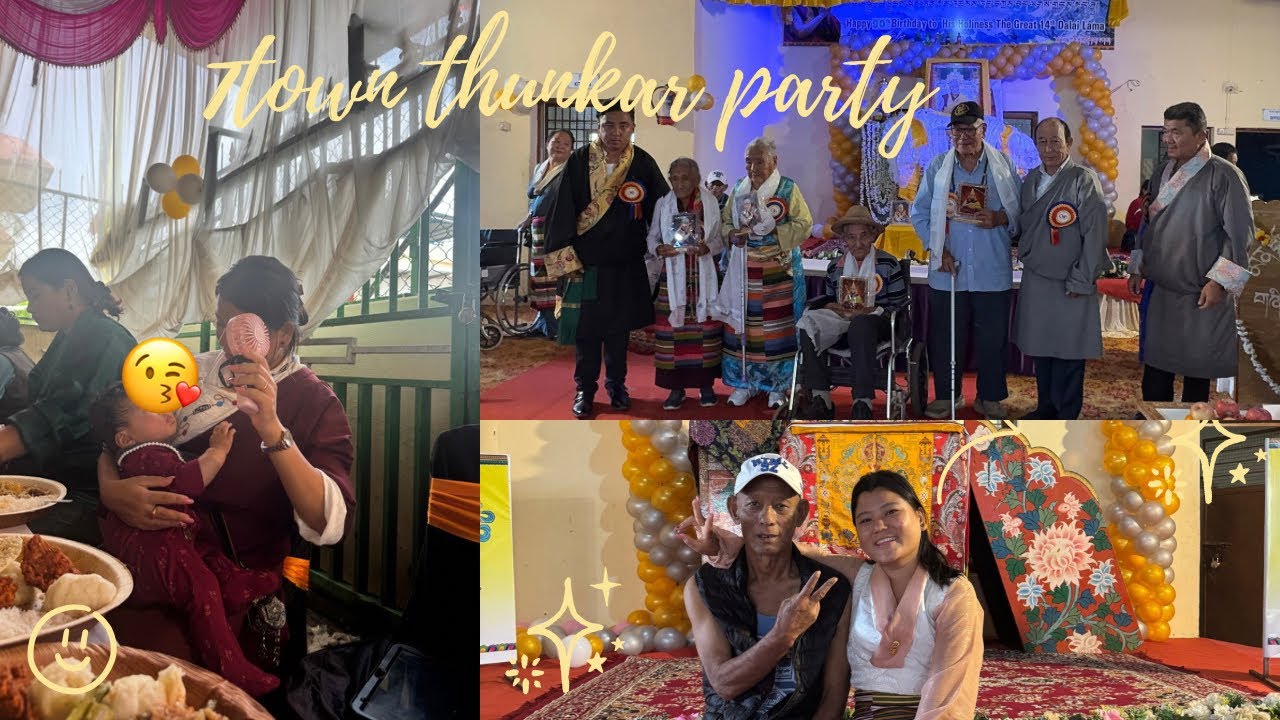 His Holiness 90th birthday Party At Mundgod 7town❤️ #tibetanvlogger #hisholiness90thbirthday🙏
