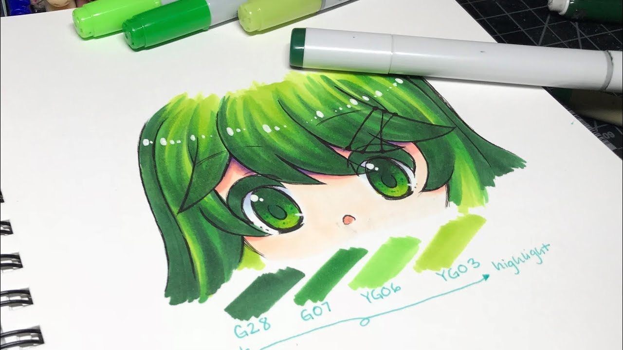 How To Color Hair (With Markers)