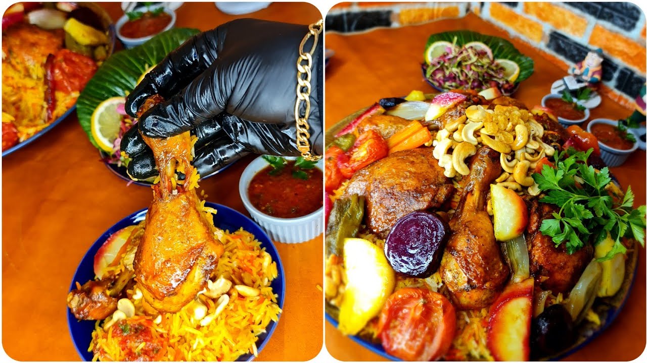 أطيب مندي ممكن تاكلوها مع الخضار والفخاد المشويةلازم تجربوها👌