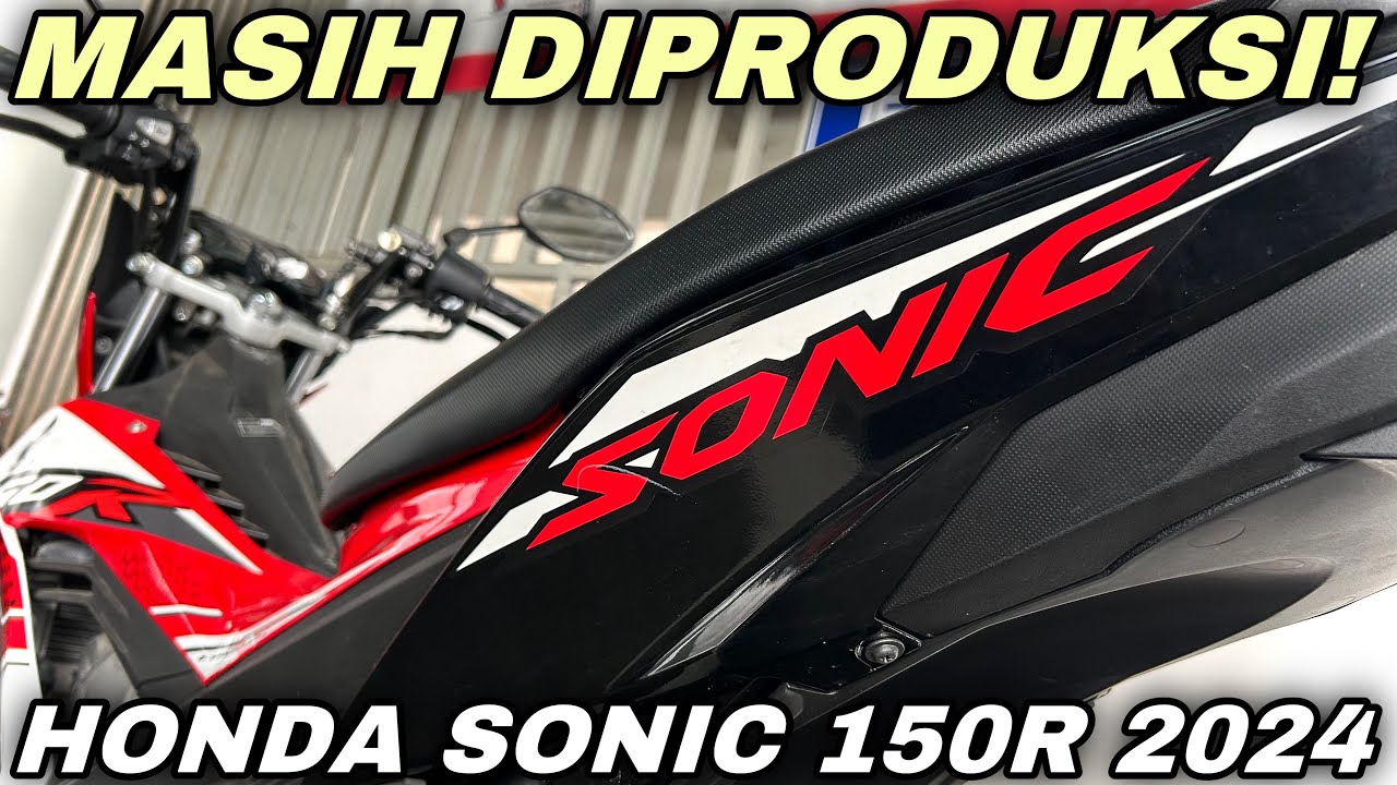 REVIEW HONDA SONIC 150 R 2024 STD MERAH HITAM