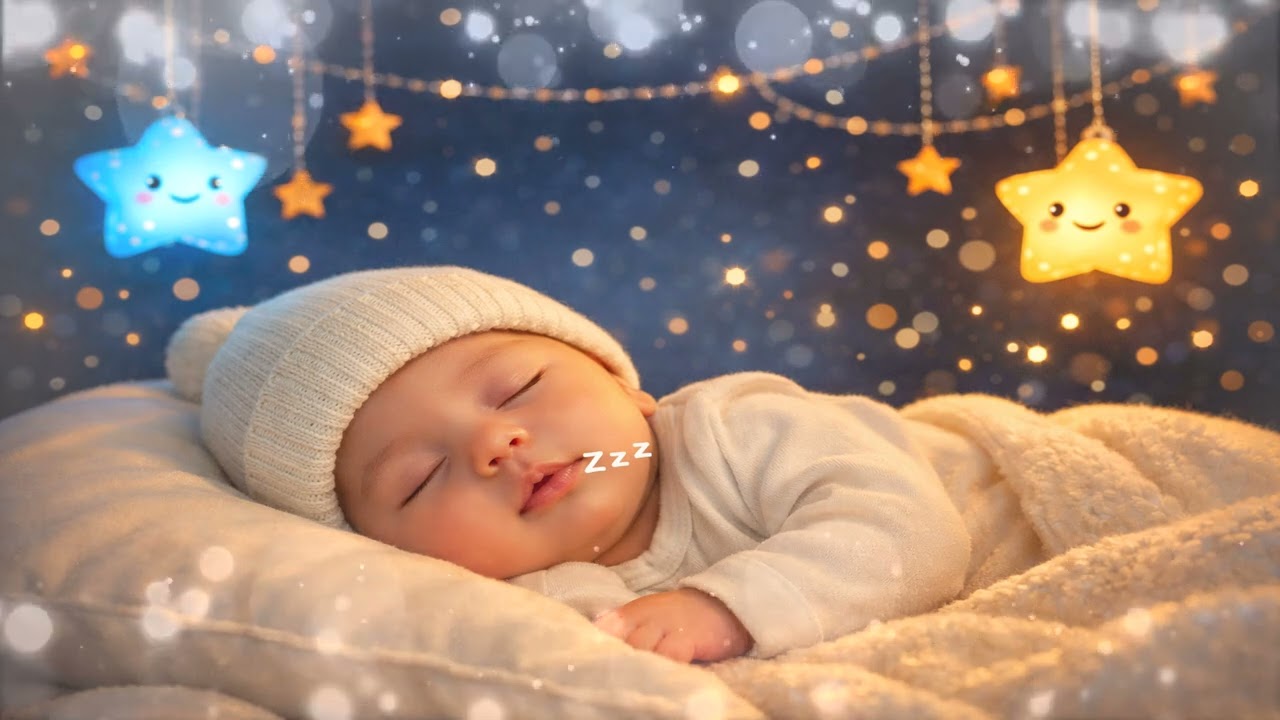 Mozart Brahms Lullaby 🌙💤 Soothing Baby Music🌙🎵 Sleep Instantly in 3 Minutes 💤 Overcome Insomnia