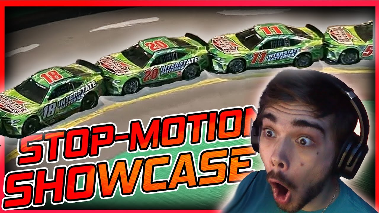 ПОЯВЛЯЕТСЯ МЕЖШТАТНАЯ БРИГАДА АККУМУЛЯТОРОВ! // NASCAR Stop-Motion Showcase [1]