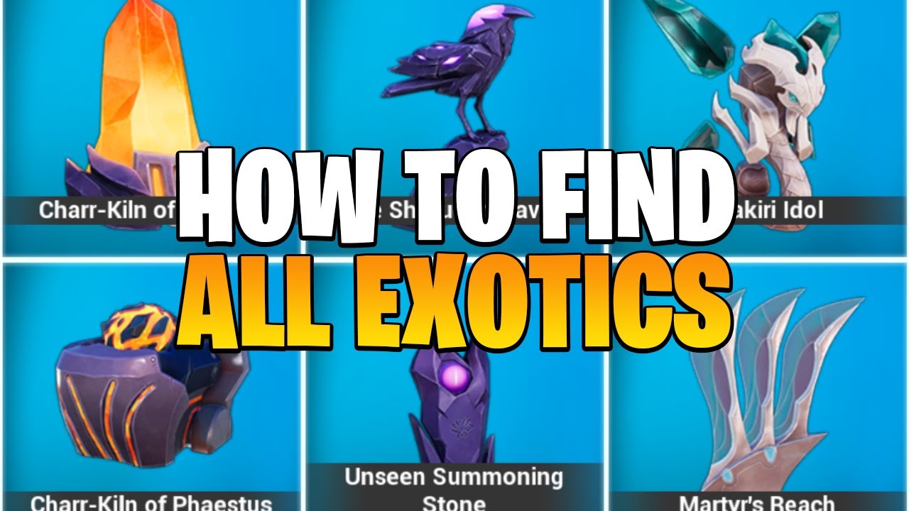 How to Unlock All Exotics in Dauntless - Glidethrough
