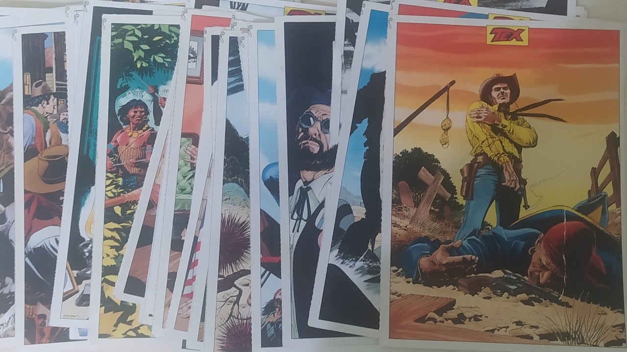 Le cartoline allegate al tex nuova ristampa...