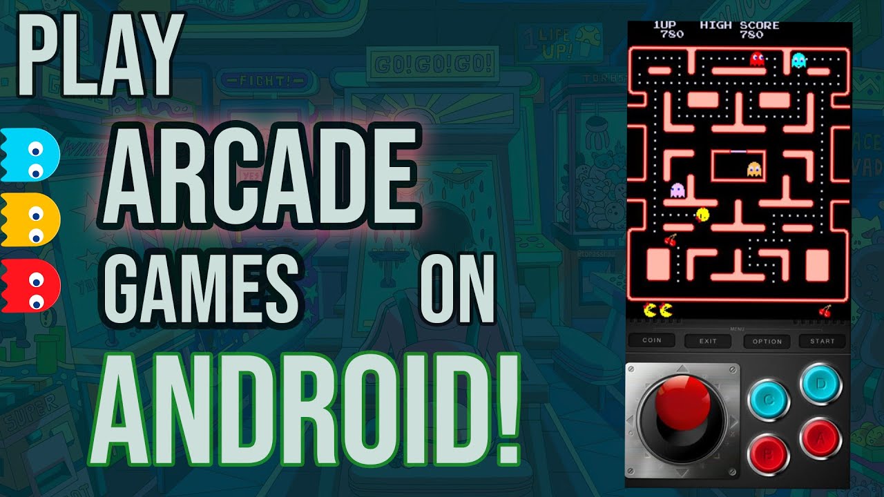 how to play ARCADE games on ANDROID using MAME4droid!