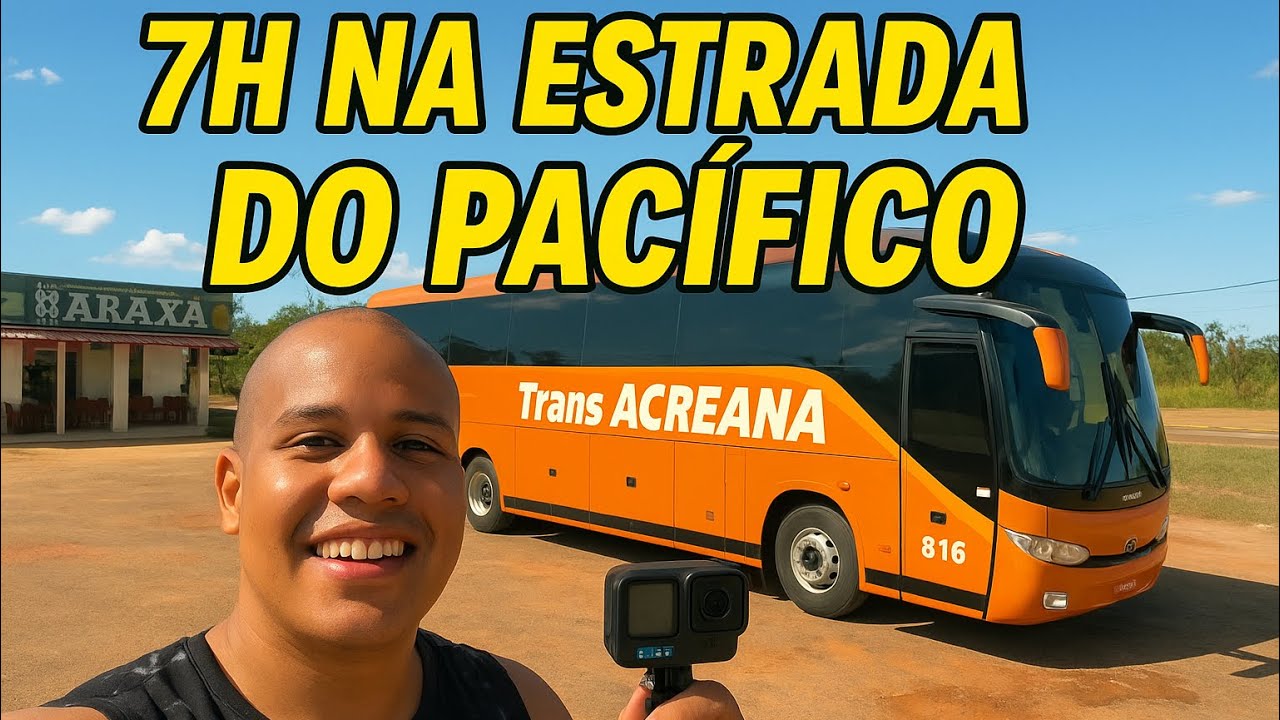 Viajando de ônibus pelo interior do Acre: Rio Branco a Assis Brasil | Experiência rara na estrada