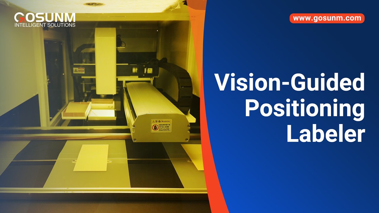 Folder Labeling Machine with Vision Positioning