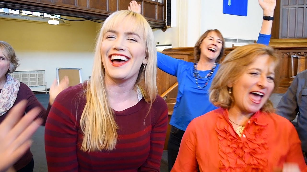 Church choir sings 