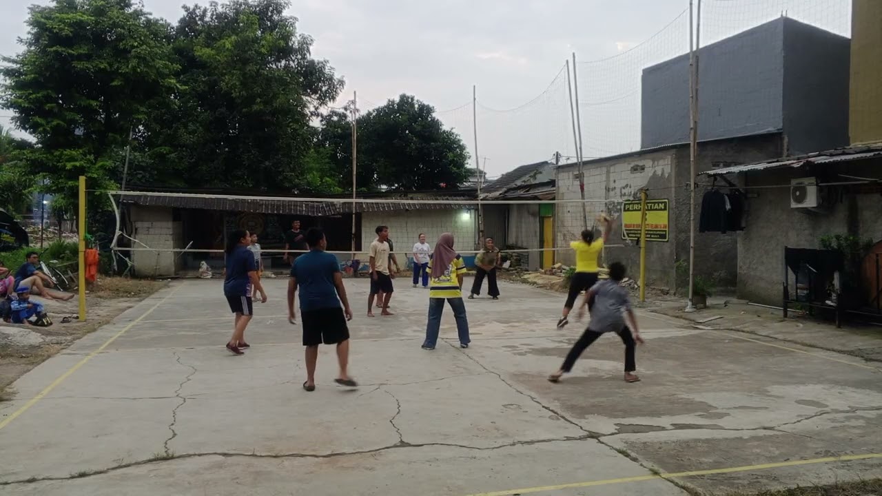 Voli Rabu Seruu 🏐//set 4&5//Februari Happy Lapangan Belimbing Purati 🌳
