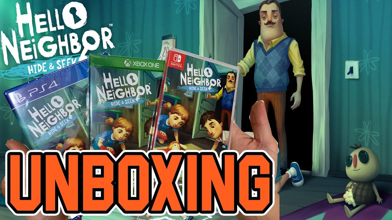 Hello Neighbor Hide and Seek (PS4/Xbox One/Switch) Unboxing!!