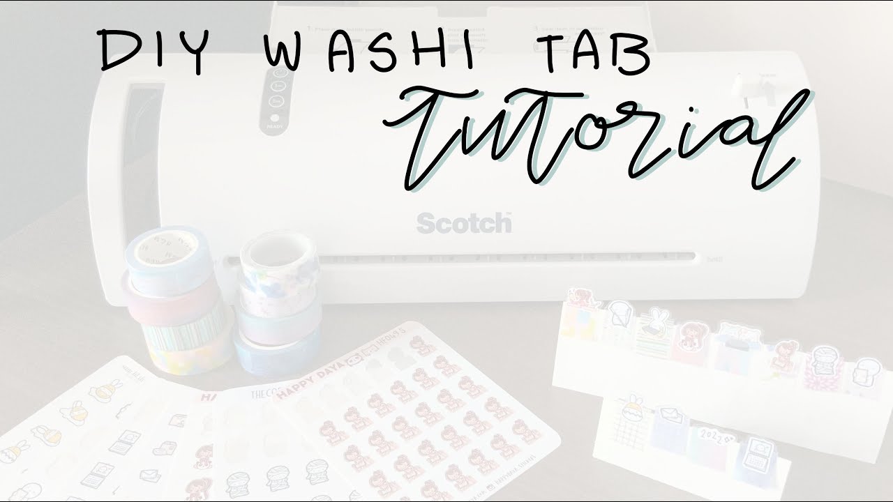 DIY Tabs for Planner | a week in the life