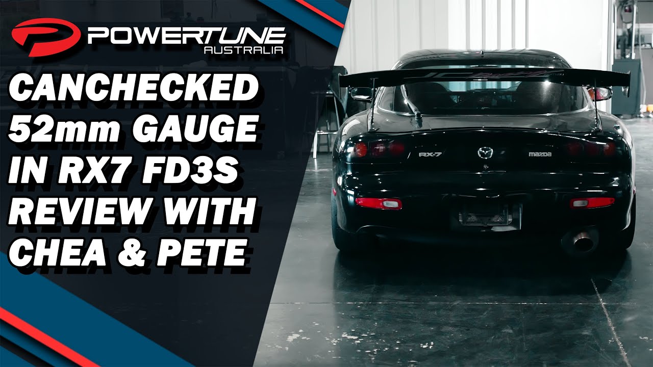 CANChecked MFD15 Gauge Install in RX7 FD3S Debrief and Review