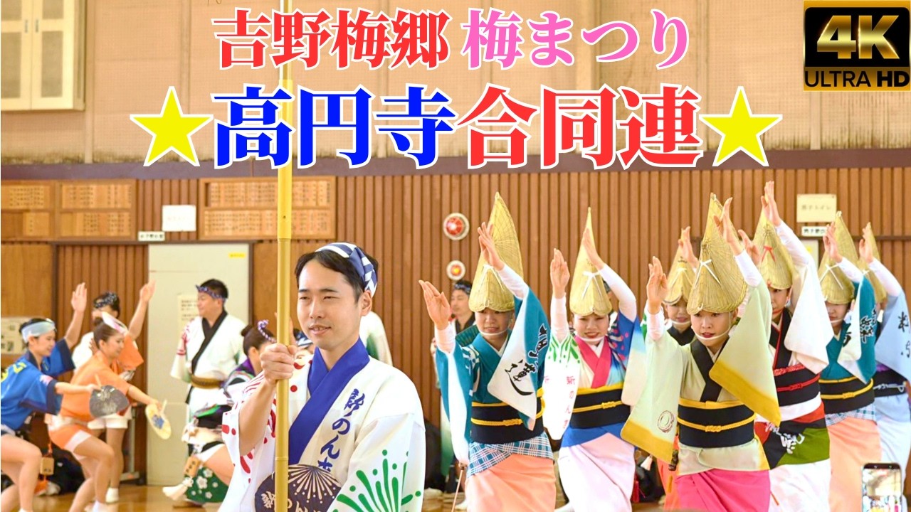 吉野梅郷 梅まつり★東京高円寺阿波おどり合同連★2026 part2