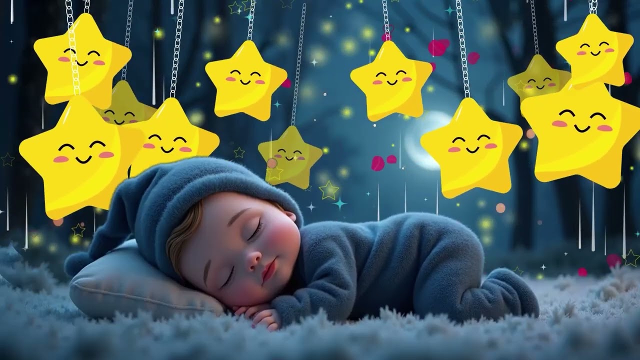 Soothing Mozart Brahms Lullaby 🎶 Baby Sleep Fast 🌛 Overcome Insomnia ✨ Sleep Instantly Tonight