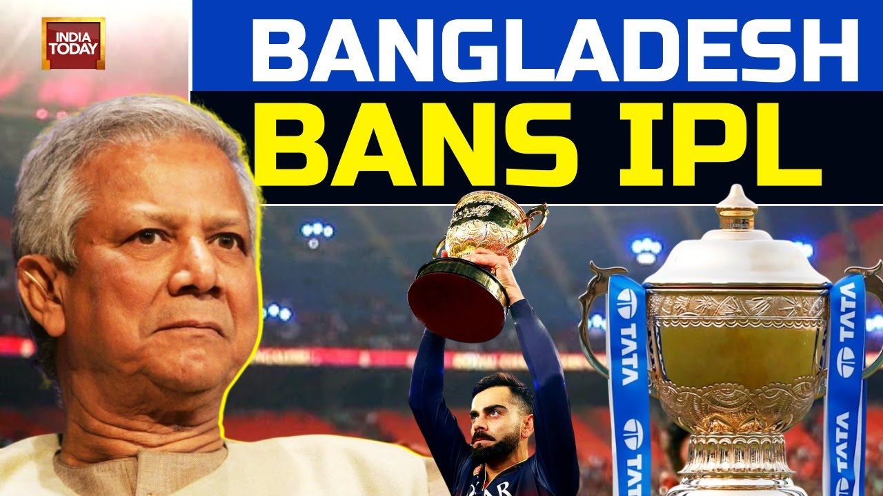 Bangladesh Govt Bans IPL related Broadcasts After KKR Drops Mustafizur Rahman | India Today News
