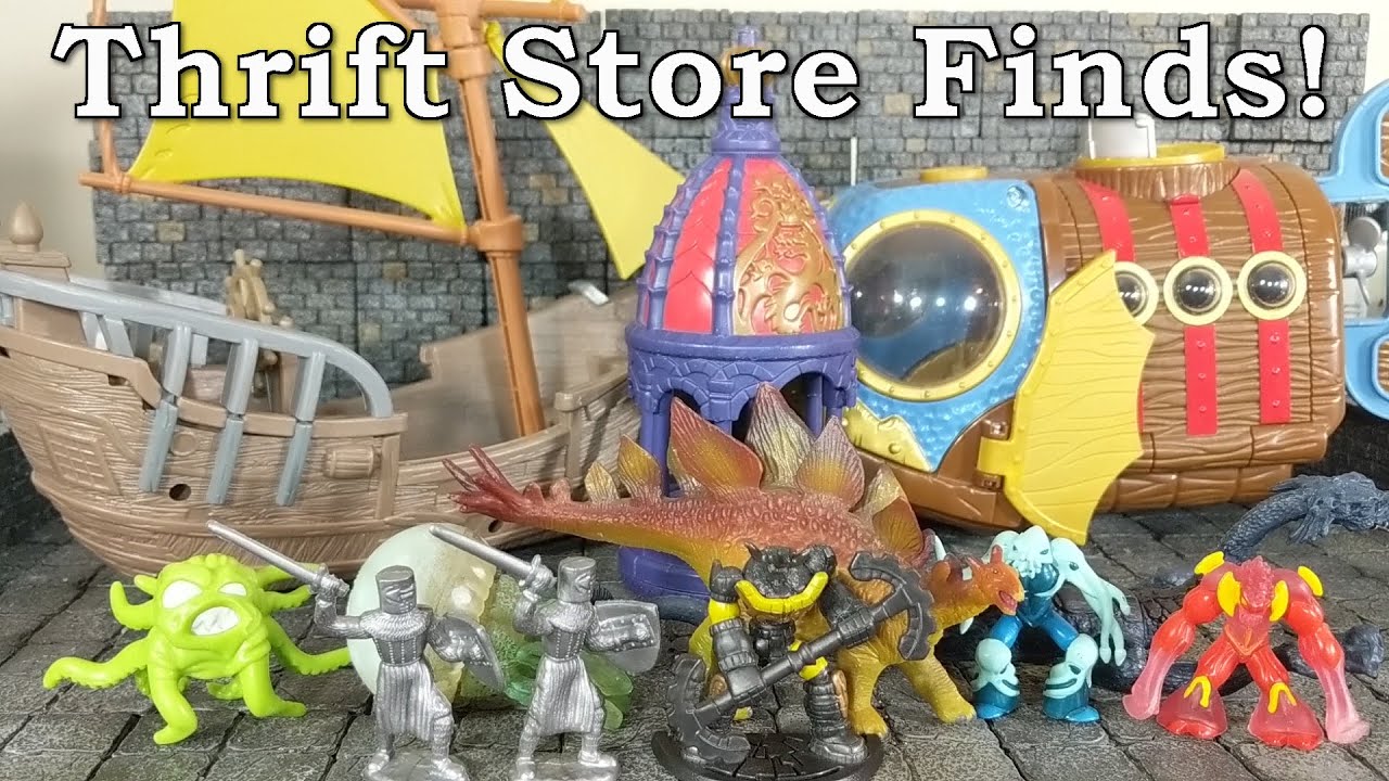 February Finds - Thrift Store Stuff for D&D Crafting