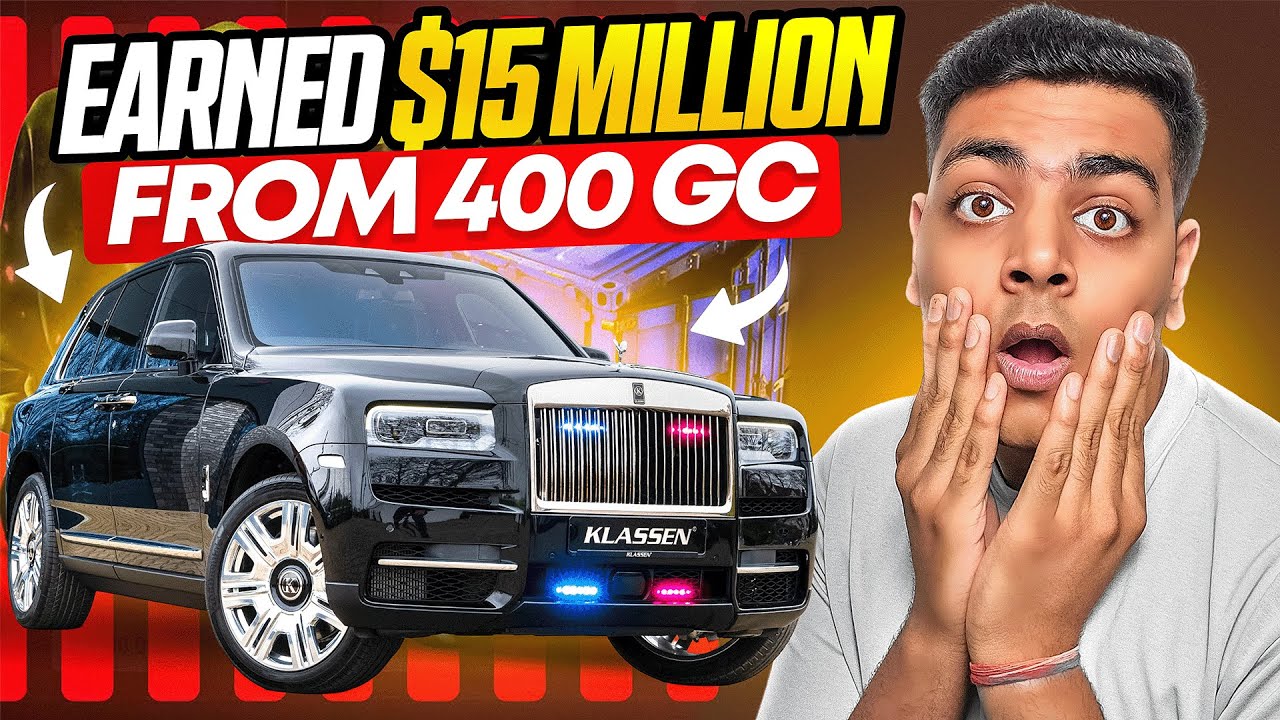 I Spent 400 GC On Opening Rare Car Crates | Earned $15 Million 😍