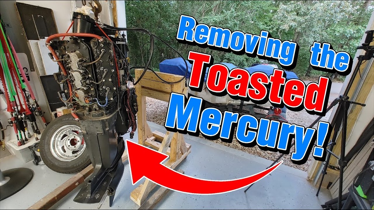 Removing the Mercury Outboard Engine #3 | Tracker Nitro 2000DC Restoration