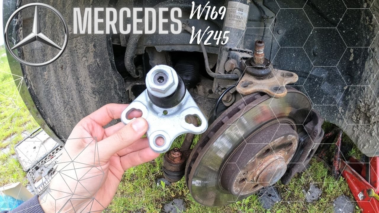 Replaces the ball joint on Mercedes A class W169 , B class W245 , Ersetzt das Kugelgelenk , rótula