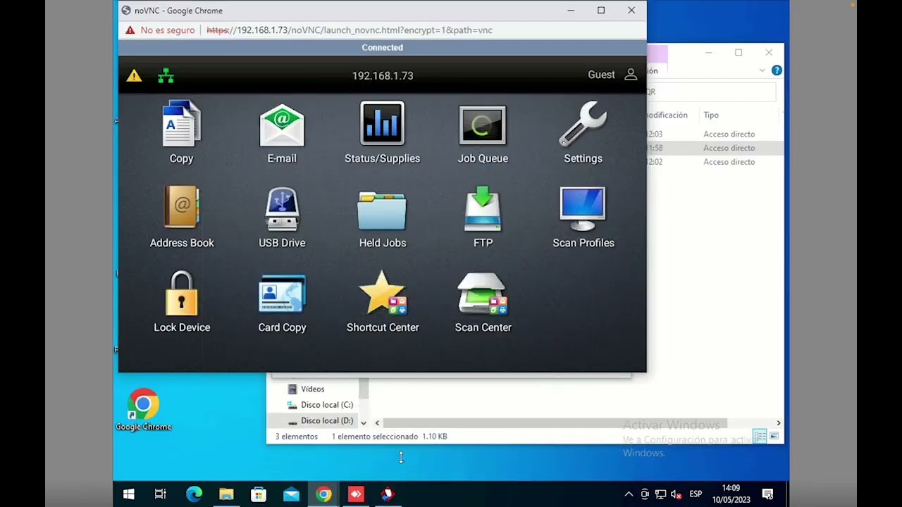 Lexmark QR  - Configuración ScanBack
