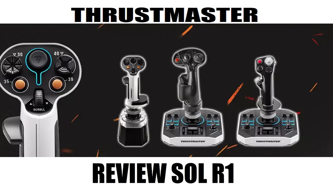 REVIEW Thrustmaster Sol-R 1 Flightstick | Der neue Stern am Space-SIM-Himmel ? | DE