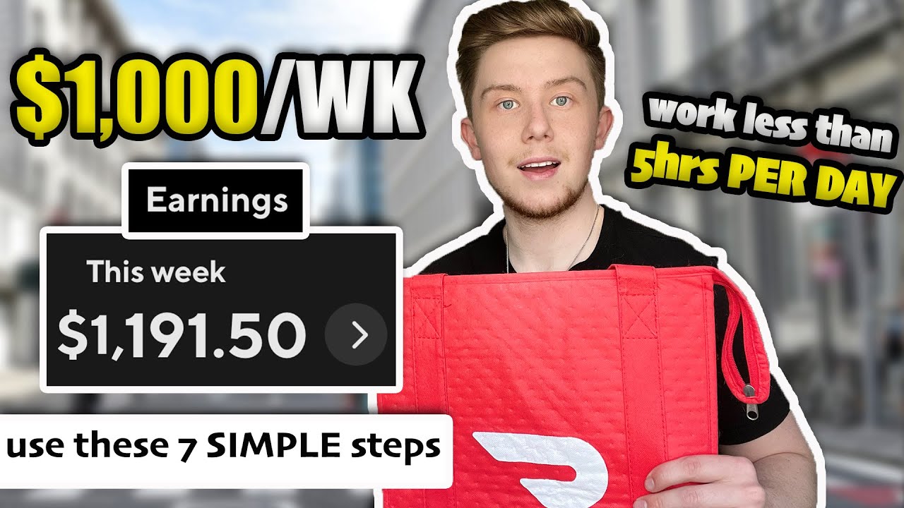 How To Make $1,000/Week With Doordash (it’s THIS EASY)