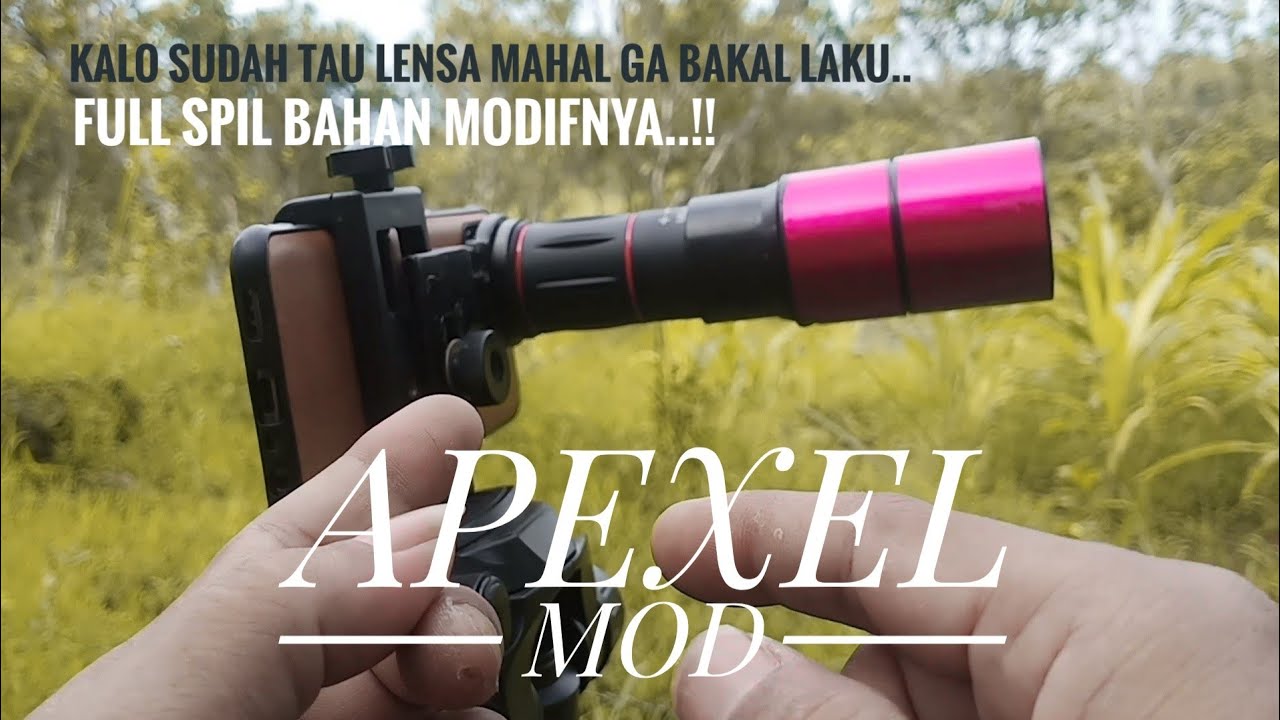 REVIEW LENSA APEXEL MOD || MODIFIKASI LENSA APEXEL HASILNYA CAKEP