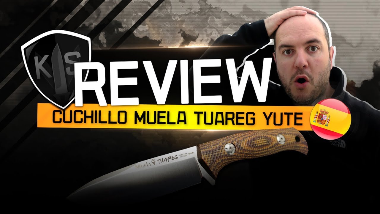 NUEVO CUCHILLO MUELA TUAREG MICARTA YUTE