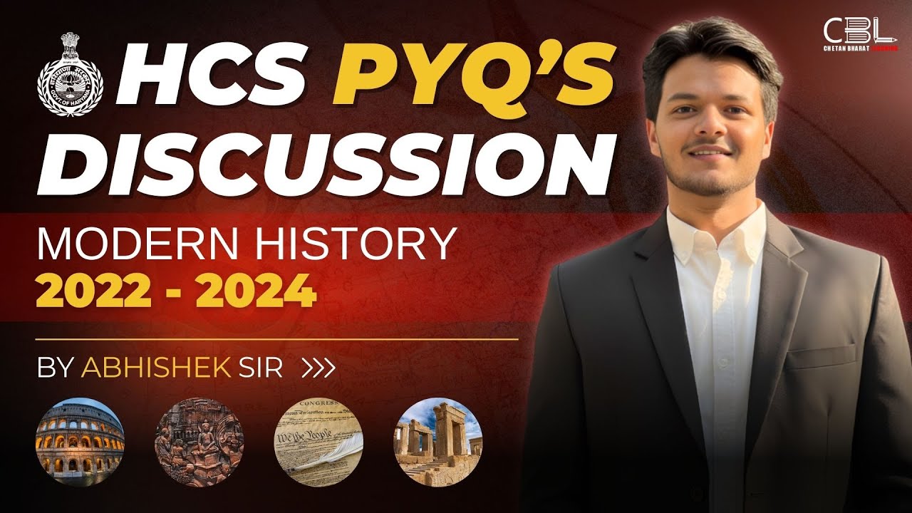 HCS Modern History PYQ's 2022 - 2024