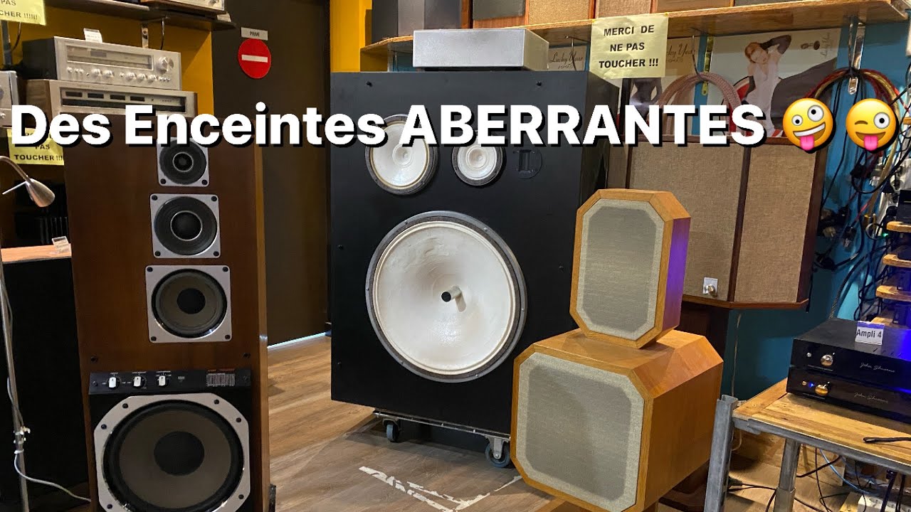 UNE VRAI DINGUERIE 🤪 ENCEINTES COMPLÈTEMENT ABERRANTES 😜😜😜