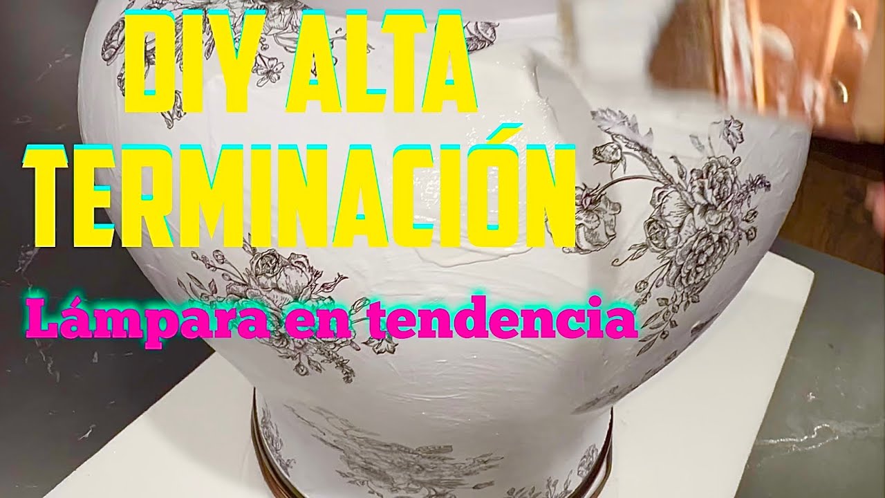 DIY ALTA GAMA- LÁMPARA EN TENDENCIA 