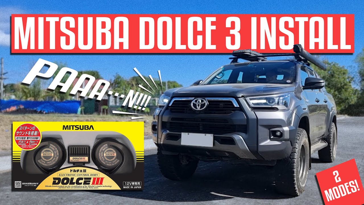 Как установить Mitsuba Dolce 3 с функцией Echo/Reverb! | Toyota Hilux Conquest