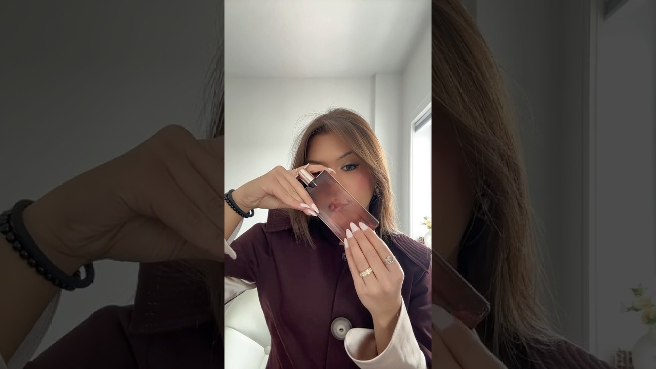 trying the new Lancome Idole Power fragrance