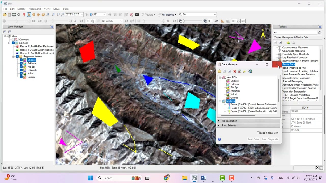 Stratigraphic (Geological) Application of remote sensing