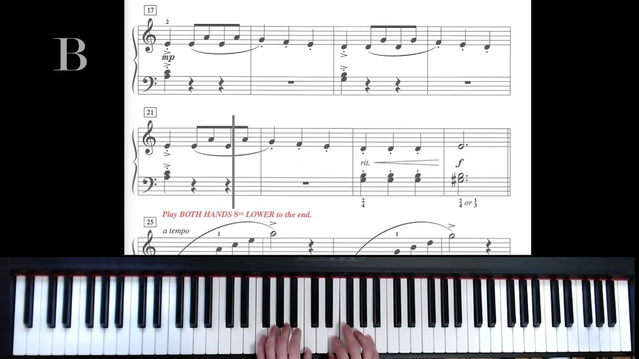 SPANISH CABALLERO - Play-along (Faber Piano Adventures 2B)