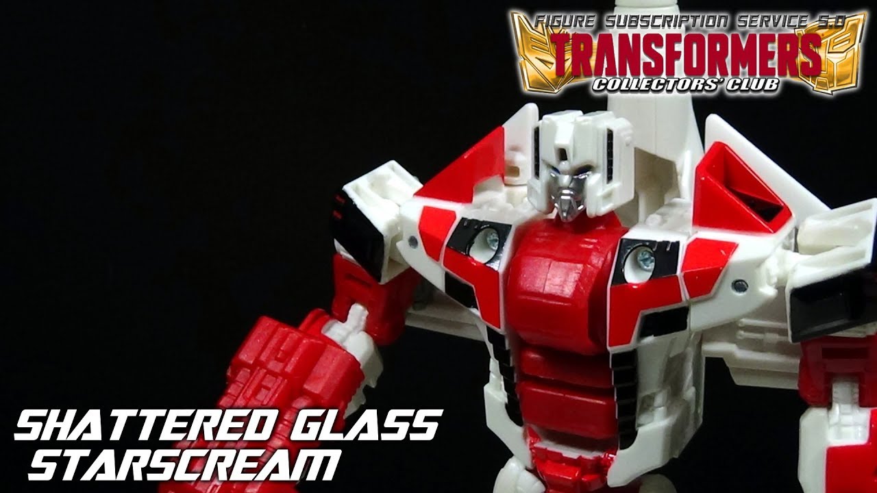 Transformers Collector's Club Subscription Service Figure 5.0 Shattered Glass Starscream