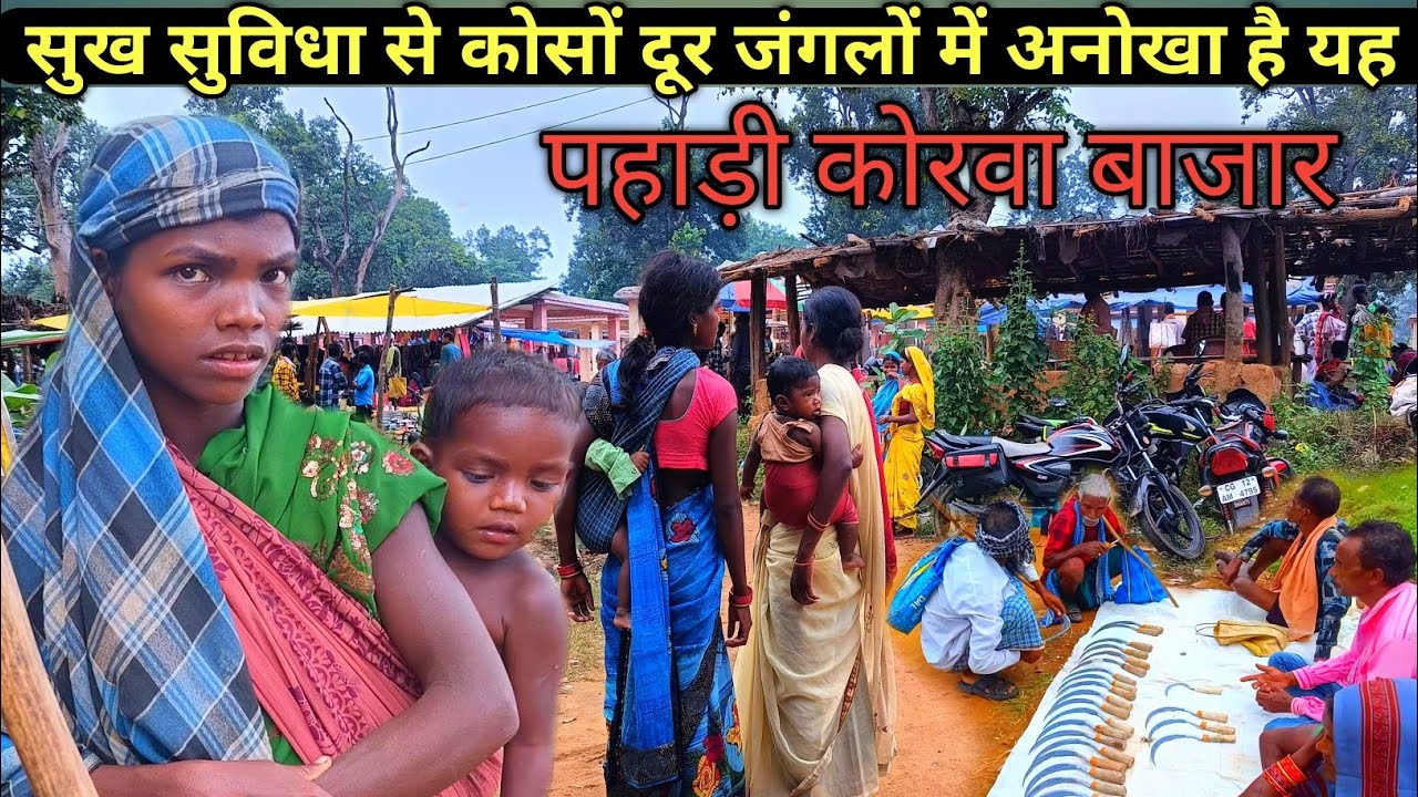 सुख सुविधा से कोसों दूर जंगलों में अनोखा पहाड़ी कोरवा बाजार छत्तीसगढ़