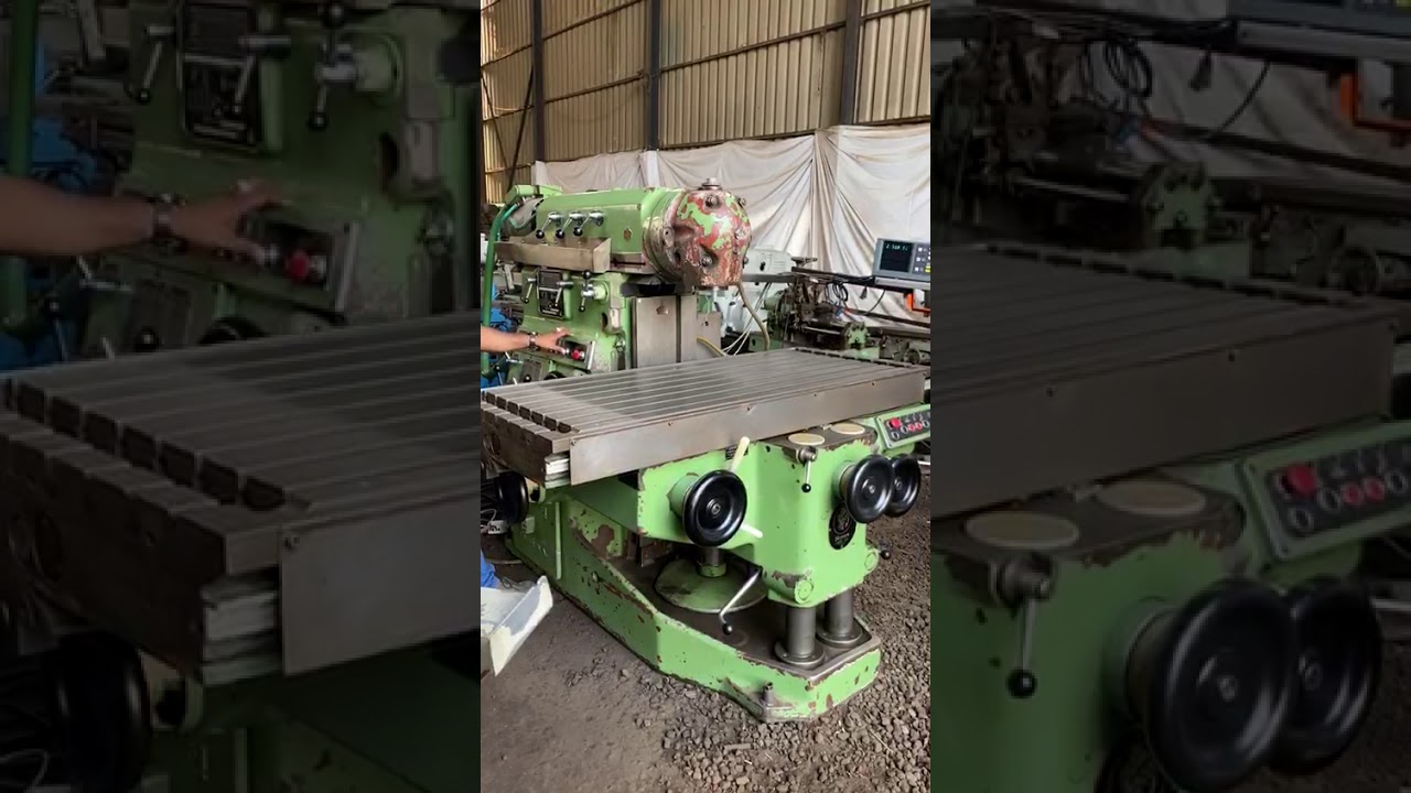 working video of Huron MU 55 Milling Machine