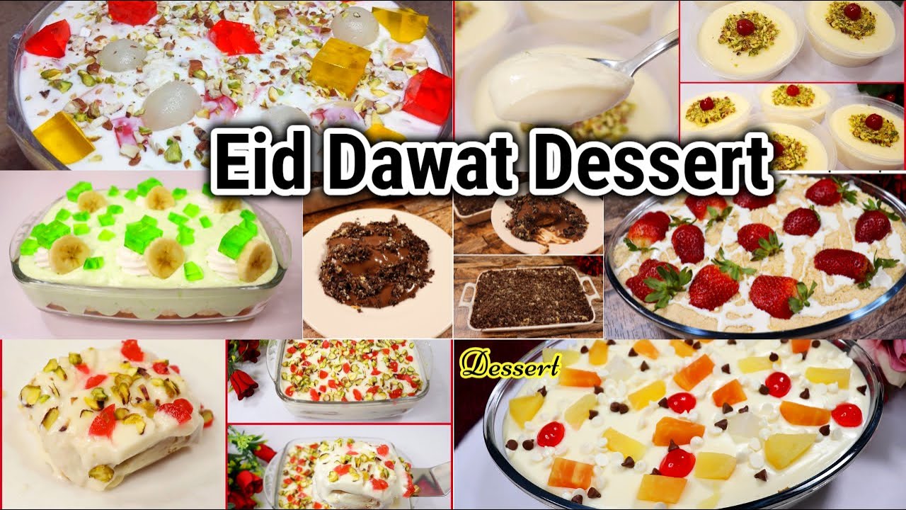 7 Dawat Special Eid Dessert Recipes 2023 | Easy Eid Dawat Dessert By Tasty Food With Maria