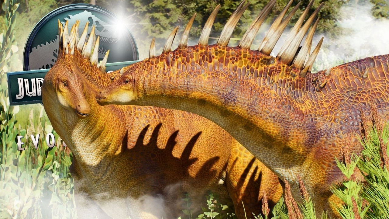 A Day in the Life of Amargasaurus - Jurassic World Evolution 3 [4K]